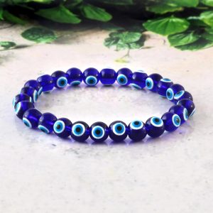 Blue Evil Eye Protection Bracelet - Image 3